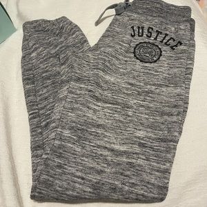 Justice Girls skinny joggers lounge wear